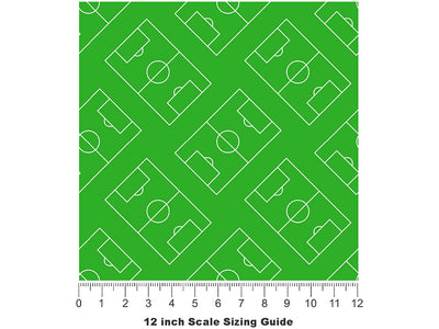 Green Pitch Sport Vinyl Film Pattern Size 12 inch Scale~Rwraps Green Pitch Sport Sizing Chart~2