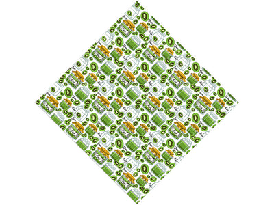 Green Preservation Fruit Vinyl Wrap Pattern