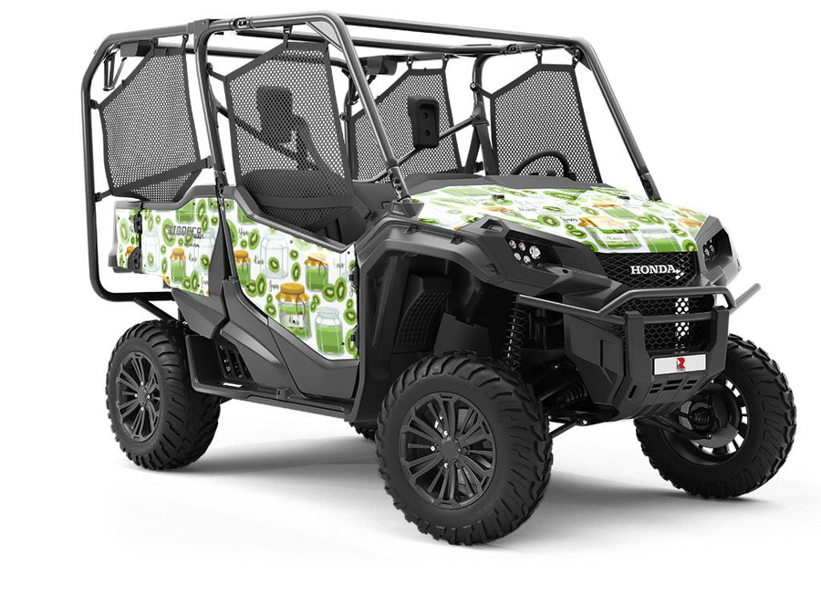 Green Preservation Fruit Utility Vehicle Vinyl Wrap