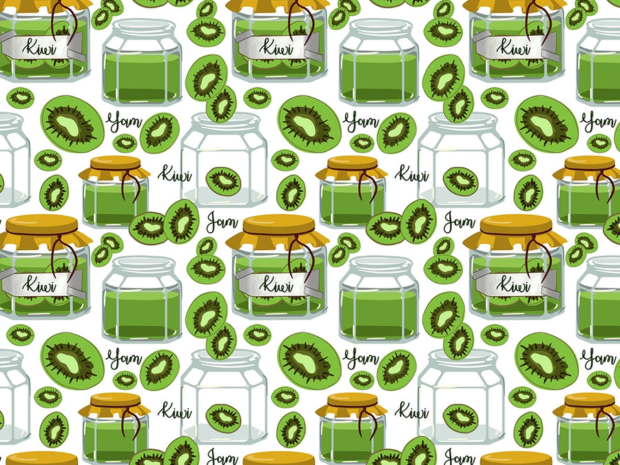 Green Preservation Fruit Vinyl Wrap Pattern~Rwraps Series 914 Digitally Printed Vinyl Wrap~0
