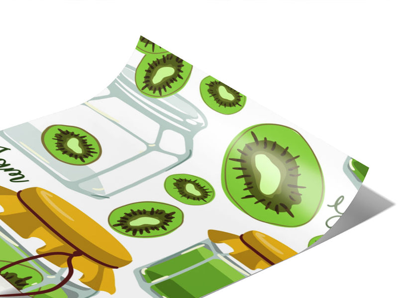 Green Preservation Fruit Vinyl Wraps~Rwraps Series 914 Digitally Printed Vinyl Wrap~0