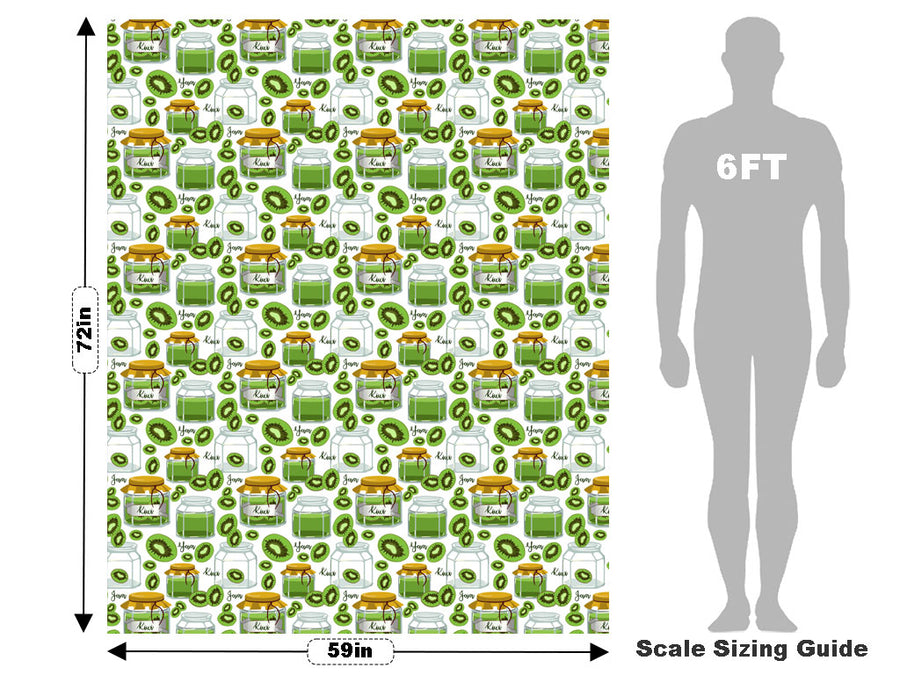 Green Preservation Fruit Vehicle Wrap Scale~Rwraps Series 914 Green Preservation Fruit Measurements~1