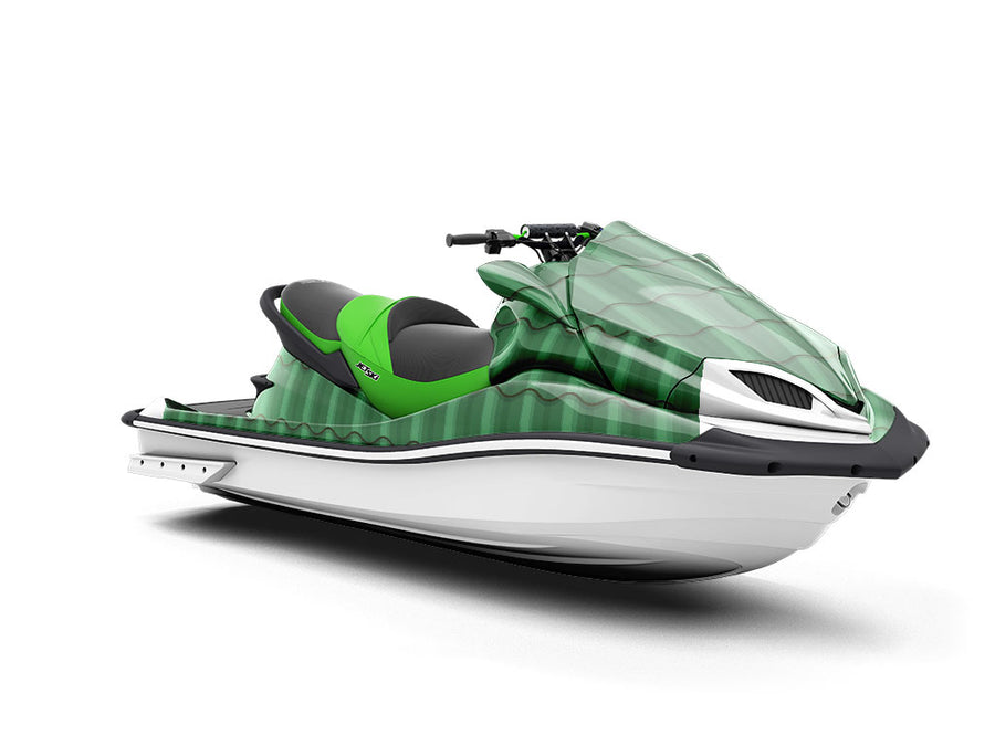 Green Tile Jet Ski Vinyl Customized Wrap