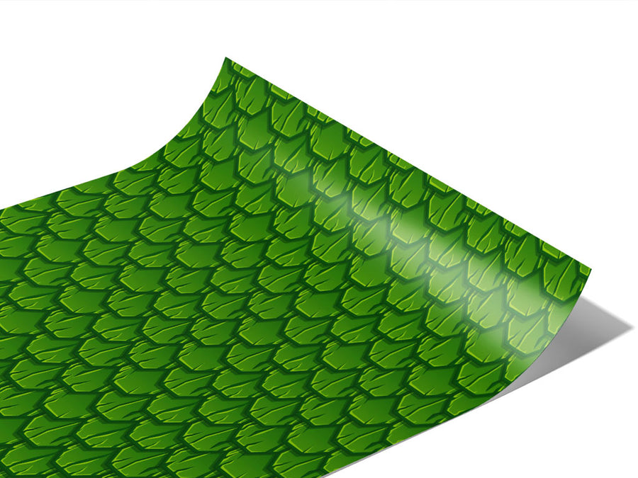Green Scaled Tile Vinyl Wraps~Rwraps Series 914 Digitally Printed Vinyl Wrap~1