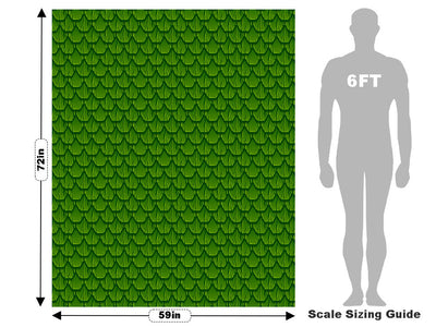 Green Scaled Tile Vehicle Wrap Scale~Rwraps Series 914 Green Scaled Tile Measurements~2