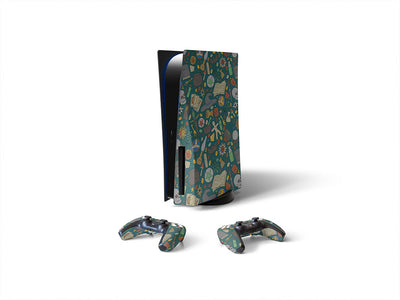 green snips horror Sony PS5 DIY Skin