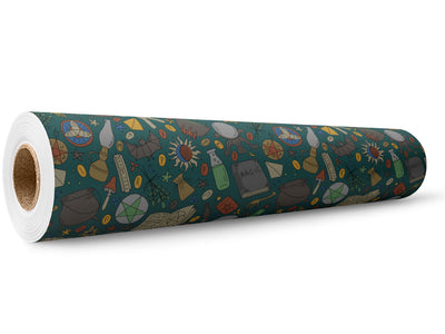 Green Snips Witch Wrap Film Wholesale Roll~Rwraps Series 914 Digitally Printed Vinyl Roll~5