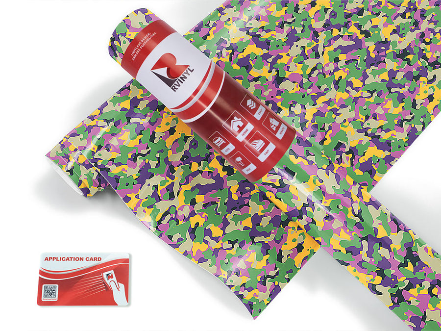 green sprinkles camouflage Craft Vinyl Roll