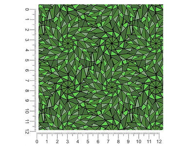 green star stained glass 1ft x 1ft Craft Sheets