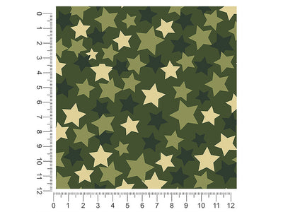 green stars  1ft x 1ft Craft Sheets