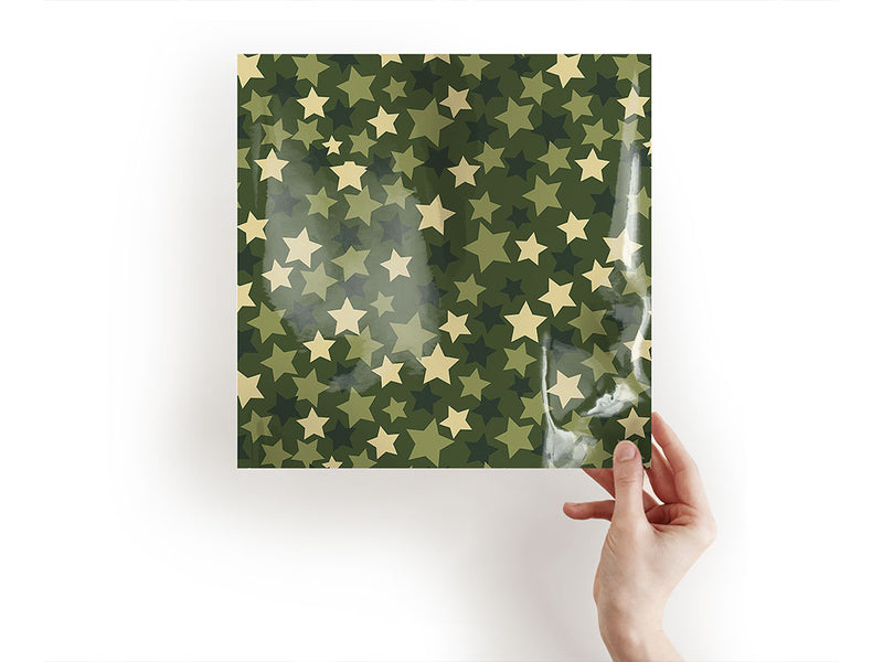 green stars  Craft Sheets