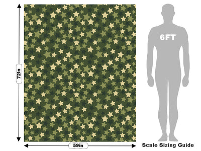 Green Stars Americana Vehicle Wrap Scale~Rwraps Series 914 Green Stars Americana Measurements~2