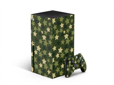 green stars  XBOX DIY Decal