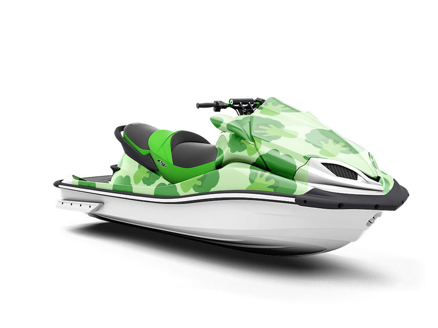 Green Sun King Vegetable Jet Ski Vinyl Customized Wrap