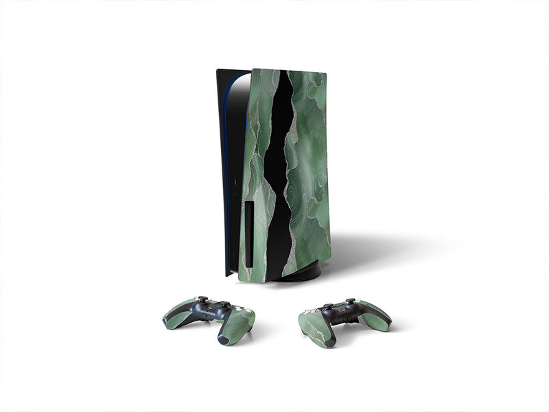 green tea gemstone films Sony PS5 DIY Skin
