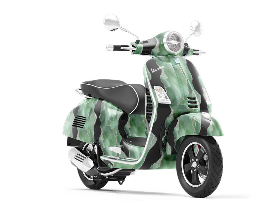 Green Tea Gemstone Vespa Scooter Wrap Film