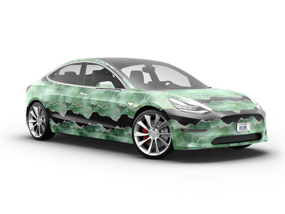 Green Tea Gemstone Vehicle Vinyl Wrap