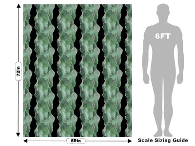 Green Tea Gemstone Vehicle Wrap Scale~Rwraps Series 914 Green Tea Gemstone Measurements~1