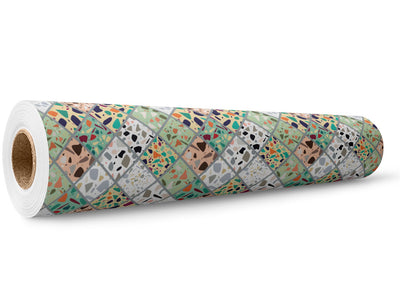 Green Tile Wrap Film Wholesale Roll~Rwraps Series 914 Digitally Printed Vinyl Roll~5