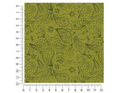 green thumb paisley 1ft x 1ft Craft Sheets