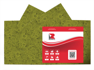 green thumb paisley Craft Vinyl Sheet Pack