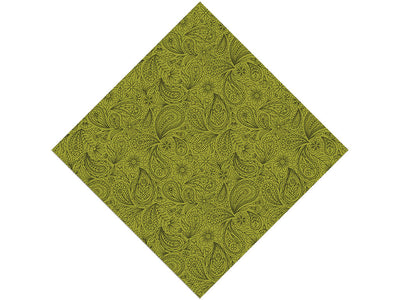 Green Thumb Paisley Vinyl Wrap Pattern