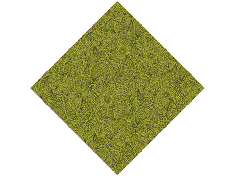 Green Thumb Paisley Vinyl Wrap Pattern