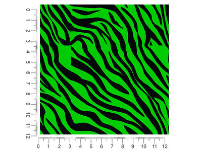 green tiger animal print 1ft x 1ft Craft Sheets