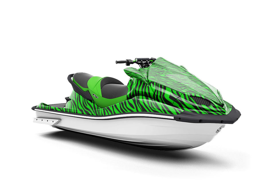 Green Tiger Jet Ski Vinyl Customized Wrap