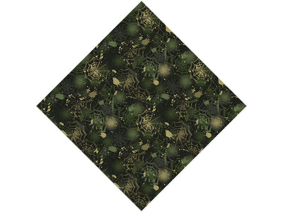Green Webs Graffiti Vinyl Wrap Pattern