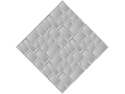 Grey  Brick Vinyl Wrap Pattern