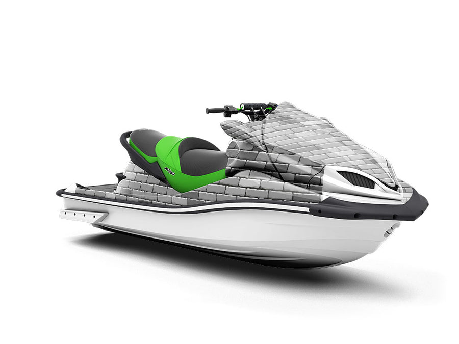 Grey  Brick Jet Ski Vinyl Customized Wrap