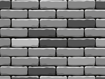 Grey  Brick Vinyl Wrap Pattern~Rwraps Series 914 Digitally Printed Vinyl Wrap~0