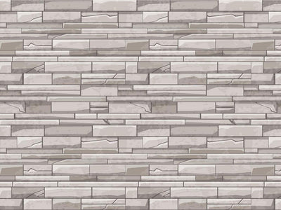 Grey  Brick Vinyl Wrap Pattern~Rwraps Series 914 Digitally Printed Vinyl Wrap~0
