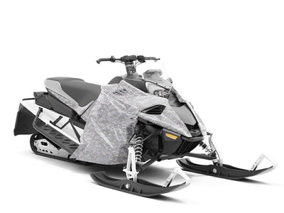 Grey  Brick Custom Wrapped Snowmobile