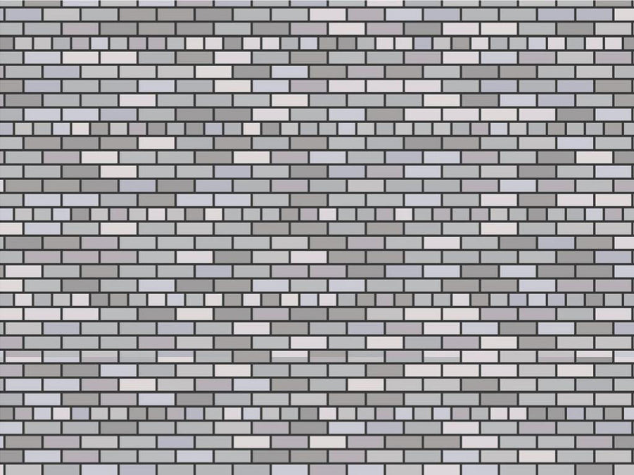 Grey  Brick Vinyl Wrap Pattern~Rwraps Series 914 Digitally Printed Vinyl Wrap~0