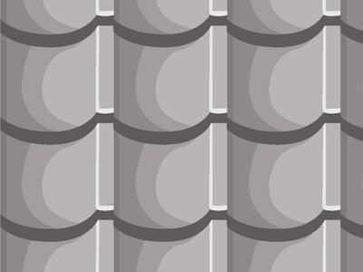 Grey Lipped Tile Vinyl Wrap Pattern~Rwraps Series 914 Digitally Printed Vinyl Wrap~0