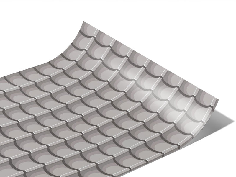 Grey Lipped Tile Vinyl Wraps~Rwraps Series 914 Digitally Printed Vinyl Wrap~1