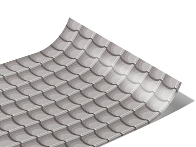 Grey Lipped Tile Vinyl Wraps~Rwraps Series 914 Digitally Printed Vinyl Wrap~1
