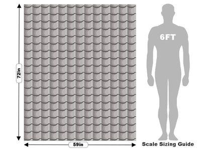 Grey Lipped Tile Vehicle Wrap Scale~Rwraps Series 914 Grey Lipped Tile Measurements~2