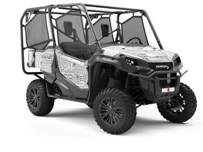 Grey Love Technology Utility Vehicle Vinyl Wrap
