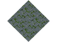 Grey Mossy Brick Vinyl Wrap Pattern