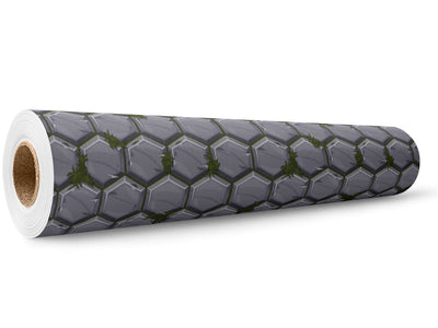 Grey Mossy Brick Wrap Film Wholesale Roll~Rwraps Series 914 Digitally Printed Vinyl Roll~5