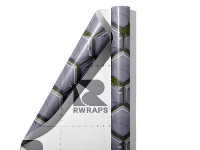 Grey Mossy Brick Wrap Film Sheets~Rwraps Series 914 Grey Mossy Brick Scrolled Sheet~4
