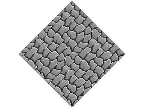 Grey  Cobblestone Vinyl Wrap Pattern