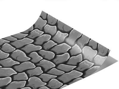 Grey  Cobblestone Vinyl Wraps~Rwraps Series 914 Digitally Printed Vinyl Wrap~1