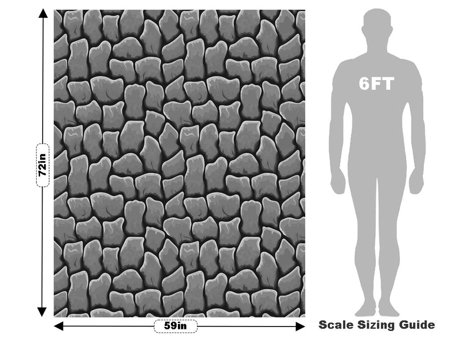 Grey  Cobblestone Vehicle Wrap Scale~Rwraps Series 914 Grey  Cobblestone Measurements~2