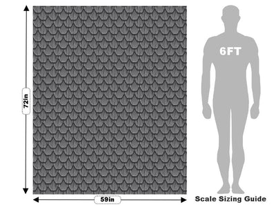 Grey Scaled Tile Vehicle Wrap Scale~Rwraps Series 914 Grey Scaled Tile Measurements~2