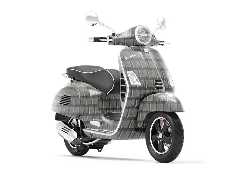Grey Shake Tile Vespa Scooter Wrap Film