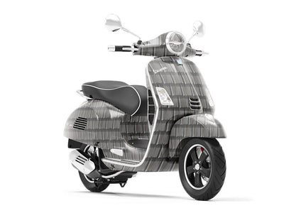 Grey Shake Tile Vespa Scooter Wrap Film